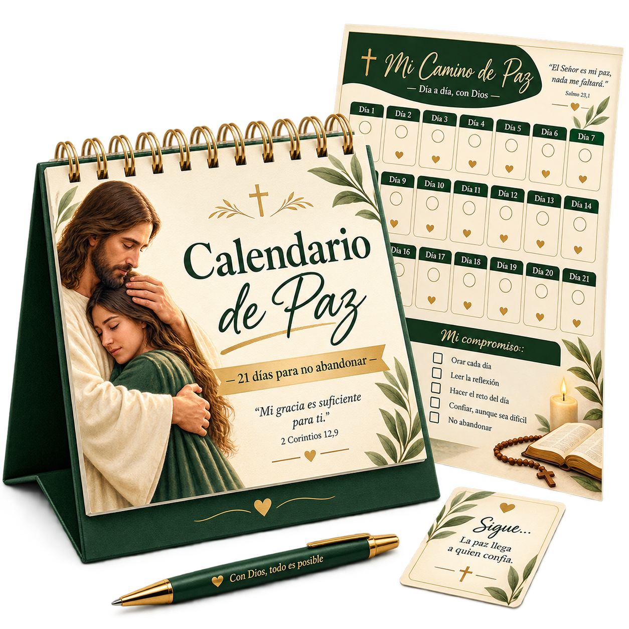 Calendario de Paz — 21 días para no abandonar